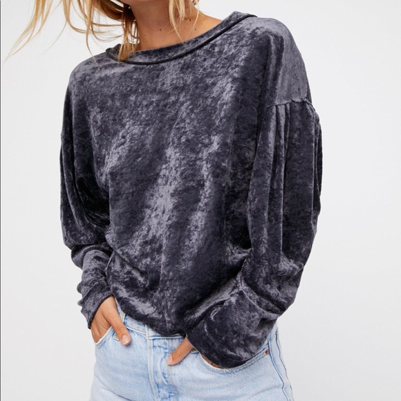 Free People Sweaters - Free People Milan velvet top
